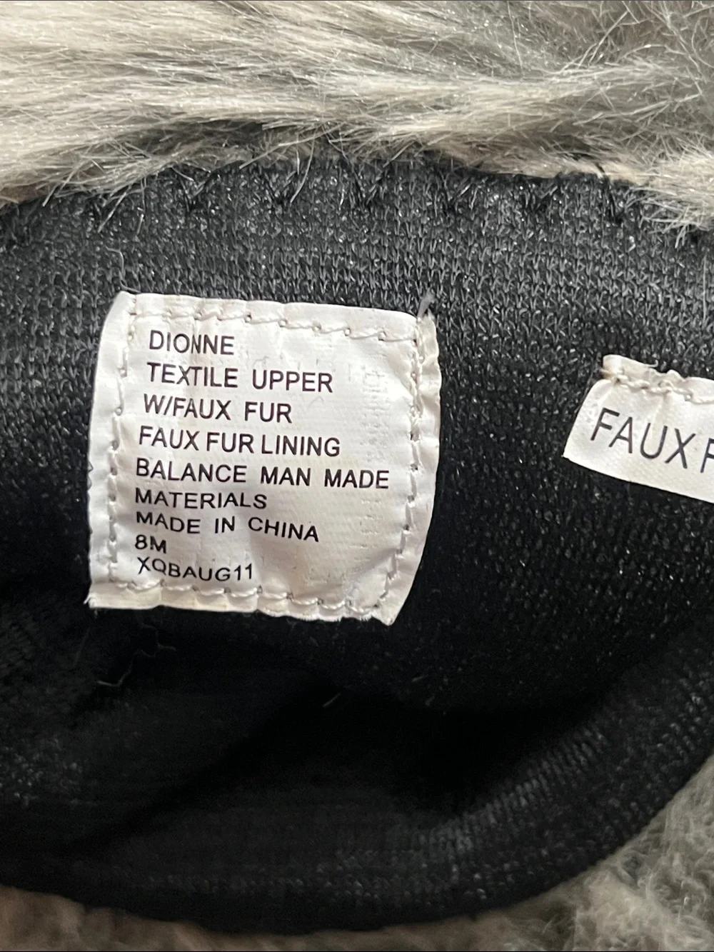 UNIONBAY Faux Fur Tall Cozy Boots in Taupe